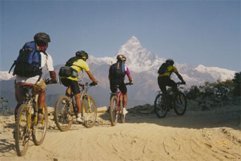 Pokhara to Kathmandu Biking